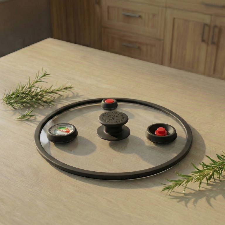 Couvercle pour poêle a cuisson a basse température