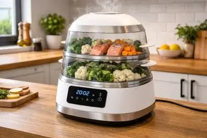 methode-cuisson-vapeur-4 Appareil de cuisson basse température avec légumes et viande en cuisson douce